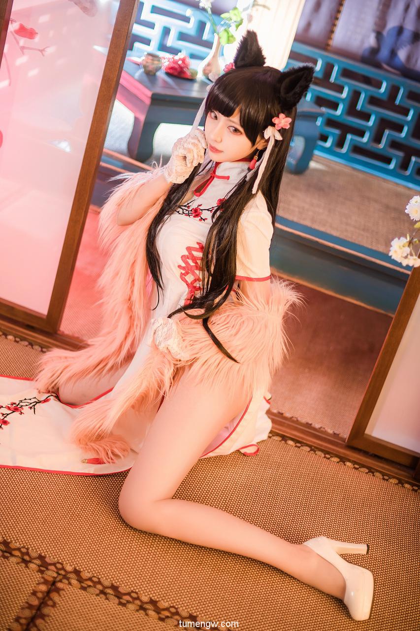 「人气coser」@Shika小鹿鹿 – 爱宕旗袍(30P/63MB)