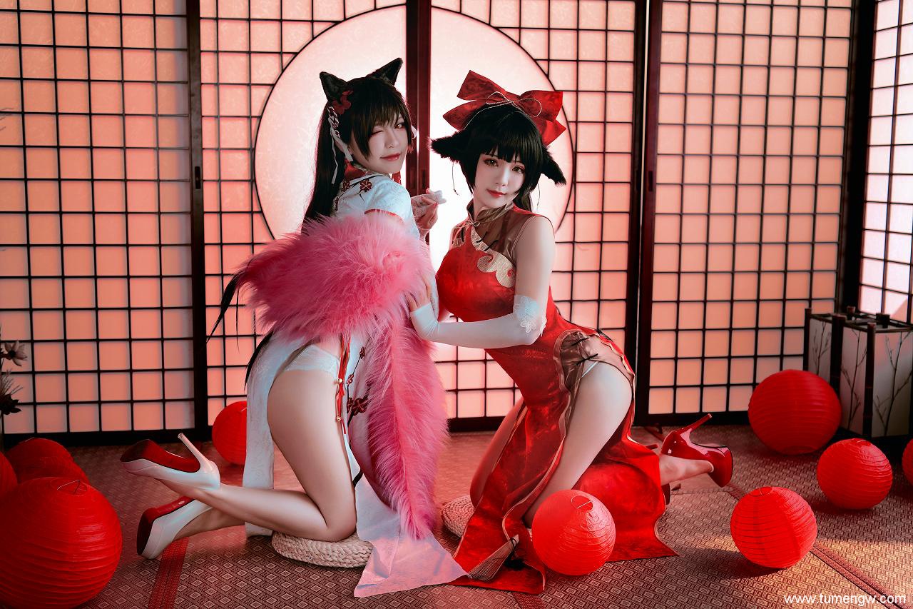 「人气COSER」半半子&婉Yue – 碧蓝航线(35P/1V/358MB)