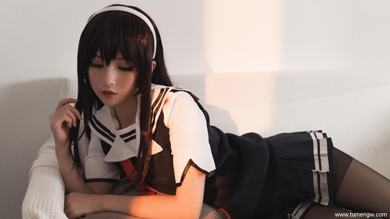 「网红coser」@rioko凉凉子 – 学姐(40P/4V/628MB)